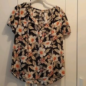 Rebecca Taylor Kamea Floral Top